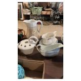 Lot Of Porcelain & Farmhouse Pottery