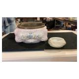(2) Pieces Of Victorian Wavecrest Glassware