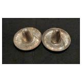 (2) Marked Sterling 925 Sombrero Trinket Dishes