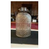 Glass Royal Salad Dressing Bottle W/Handle