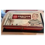 Vintage Metal Erector Set W/Auto Radar Scope Set
