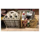 (2) Crates Full Of Farm Fluids