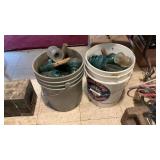 (2) Buckets Of Glass Insulators