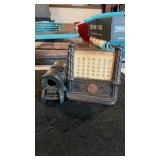 Antique Metal Perpetual Desk Calendar