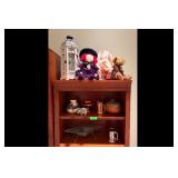 Mixed lot Bookshelf and Assorted Home Decor