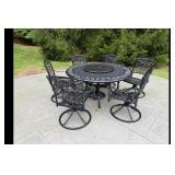 Cast Aluminum 7-Piece Outdoor Patio set