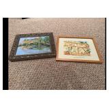 Mixed lot Original Wente Painting Art Print