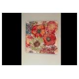 Multi Color Floral Canvas Wall Art