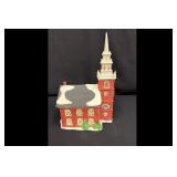 Christmas Village Church Figurine Illuminated