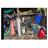 Mixed lot of Outdoor Rec Storage Household Items