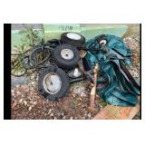Mixed lot of Outdoor Equipment Parts Wheels...