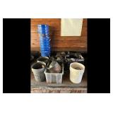 Mixed lot of BlackDecker Ryobi Tools  Storage