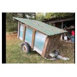 Homemade Enclosed Single Axle Utility Trailer