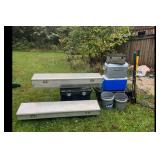 Mixed lot Coleman Outdoor Gear Storage Tools