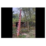 Used Ladder and Mobile Scaffold Set