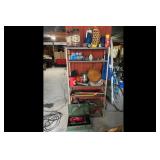 Mixed lot of Camping Gear and Utility Shelf