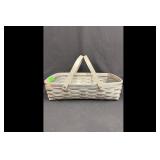 Longaberger Rectangular Gray Basket