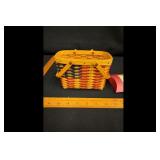 Longaberger 2002 Miniature Flag Basket New in Box