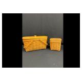 Mixed lot of Longaberger Lidded Baskets