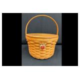 Longaberger Woven Basket Apple Tie-On Lid