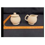 Longaberger Collectors Club Ivory Sugar Creamer...