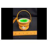 Longaberger Sweet Pea Basket Liner Tie-On 2007