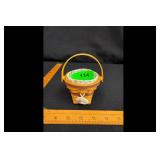 Longaberger Small Basket with Liner Tie-On