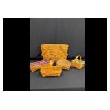 Mixed lot of Longaberger Woven Baskets Assorted...