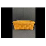 Longaberger basket with divided protector Brown