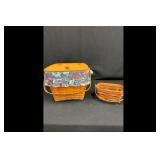 Mixed lot of Longaberger Sewing Small Baskets