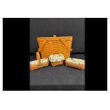 Mixed lot of Longaberger Baskets Liners