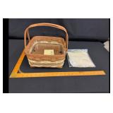 Longaberger Basket with Protector Liner