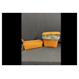 Mixed lot of 2 Longaberger Assorted Baskets