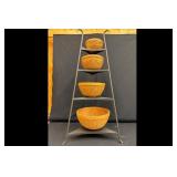 Longaberger Tiered Basket Stand 4 Baskets