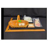 Longaberger Oval Basket Protector Liner Tie-On