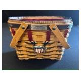 Longaberger 2003 Bee Basket Patriotic Theme