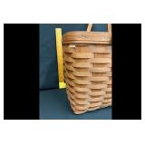 Longaberger Brown Magazine Basket