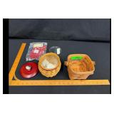 Mixed lot of Longaberger Baskets with Lids