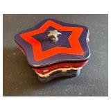 Longaberger Americana Star Basket with Lid 2011