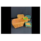 Mixed Lot Longaberger Baskets Protectors Liners