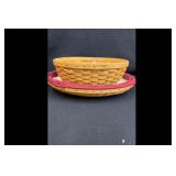 Longaberger Brown Basket with Protector