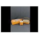 Mixed lot of Longaberger Serving Baskets