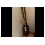 Mixed lot of Walking Sticks Decorative Vase