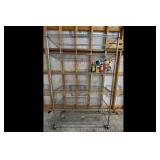 Classics Inc 5 Tier Rolling Wire Shelving Rack