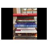 Mixed lot of wine and brewing books
