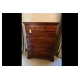 Cherry Wood Tall Chest of Drawers