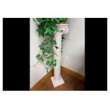 Faux Marble Ionic Column Plant Stand