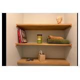 Framed Tree Landscape Art Print Gold Frame