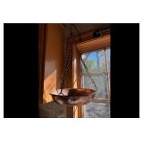 Unbranded Hanging Copper Bowl Hammered Finish
