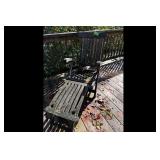 Adjustable Wooden Outdoor Lounge Chair